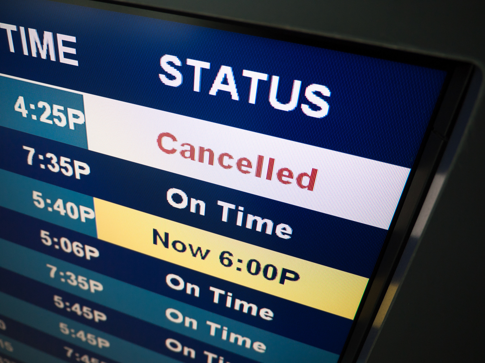 RyanAir Flight Cancellations